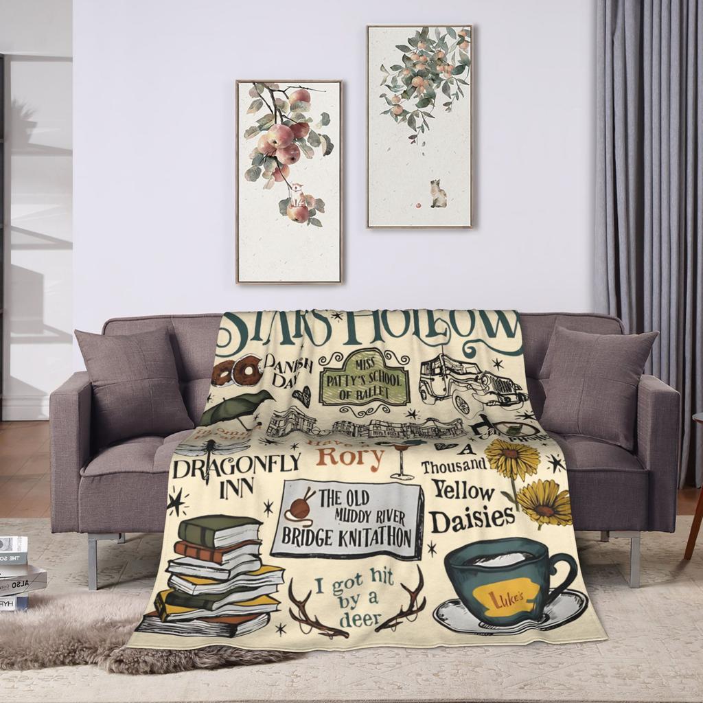 Gilmore Girls Blankets Flannel Spring Autumn  Multi-function Warm Throw Blanket for Bedding Outdoor Quilt