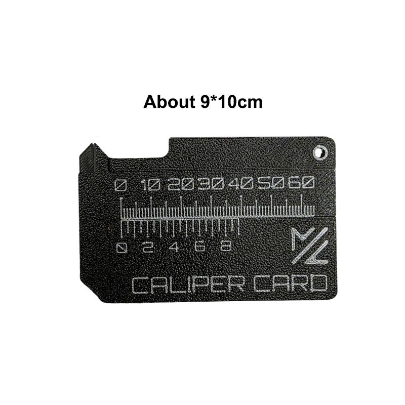 1 Pcs  Product Caliper Card Vernier Caliper Card Keychain 3D Printing Measuring Tool Mini Ruler