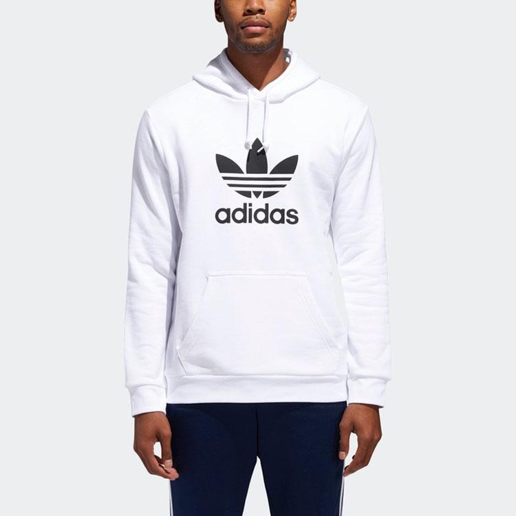 adidas Originals Men's Trefoil Hoodie White DU7780