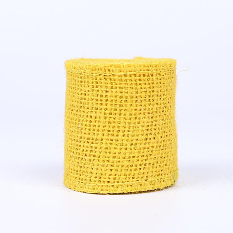 Wholesale 6.0 Width DIY Craft Supplies for Christmas Decoration - Colorful Burlap Roll and Twine Ribbon 2m