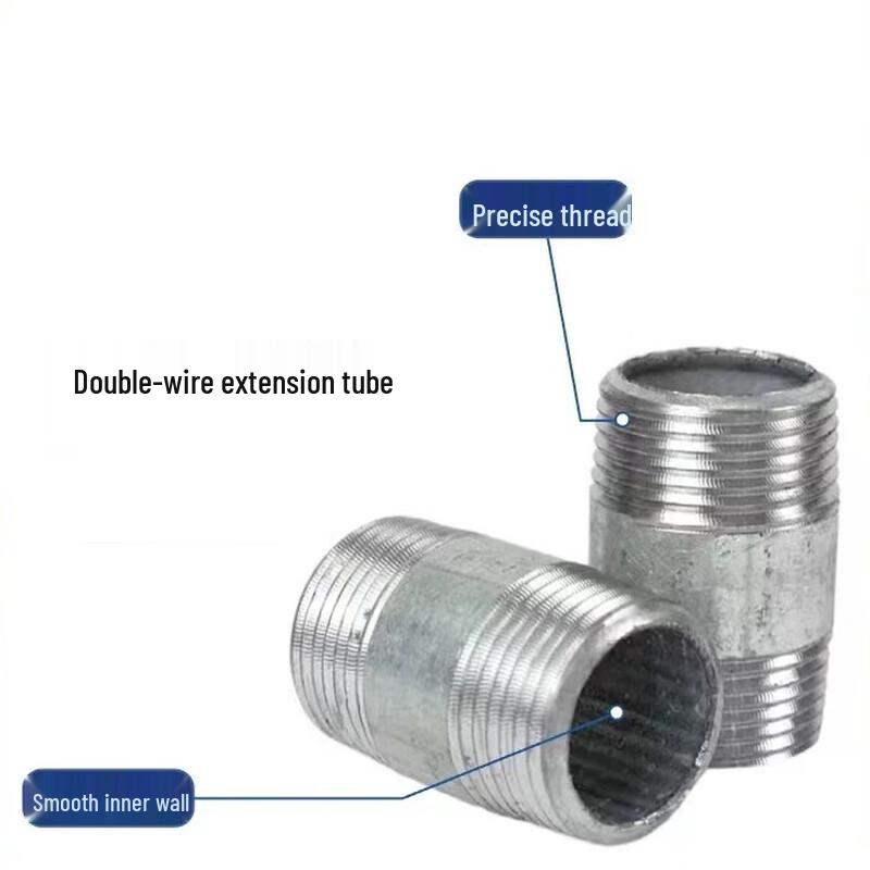 Weipeng Shuangxing Galvanized Double-Headed Threaded Extension Pipe