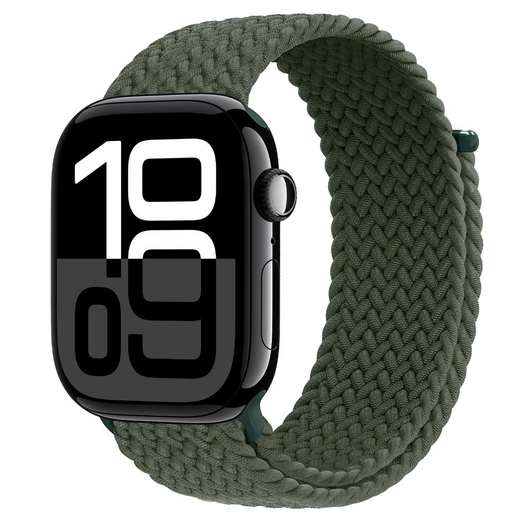 Braided Strap For Apple Watch 10 11 Bands 46mm 45mm Ultra2 49mm 44mm 40 41mm 42mm Correa Bracelet iWatch Series 9 8 7 3 5 4 Se 6