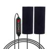 090E USB Heated Motorcycle Handlebar Covers with Three Adjustable Temperature Settings Rapid Heating Grips for Comfort