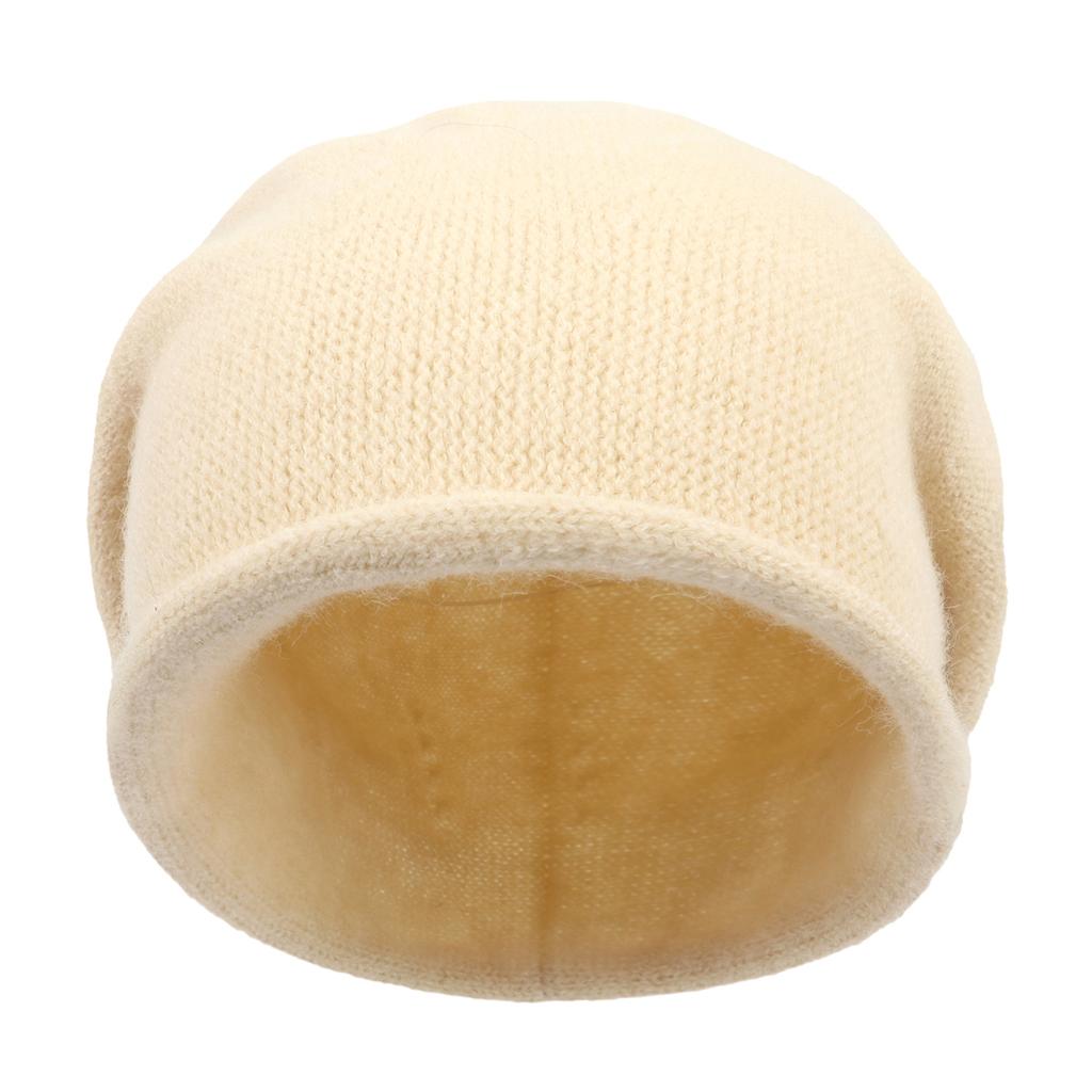 Podzimní zimní čepice pro ženy Teplý velký obvod hlavy Studená čepice Pletené vlněné pulovry
