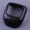 Car Gear Shift Knob Head Trim Cover Fit For Nissan Pathfinder 2024 Carbon Fiber Grain