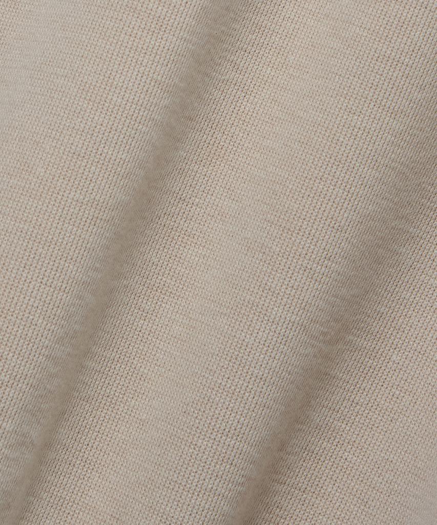 USPOLOASSN French Rib Half Neck_Oatmeal