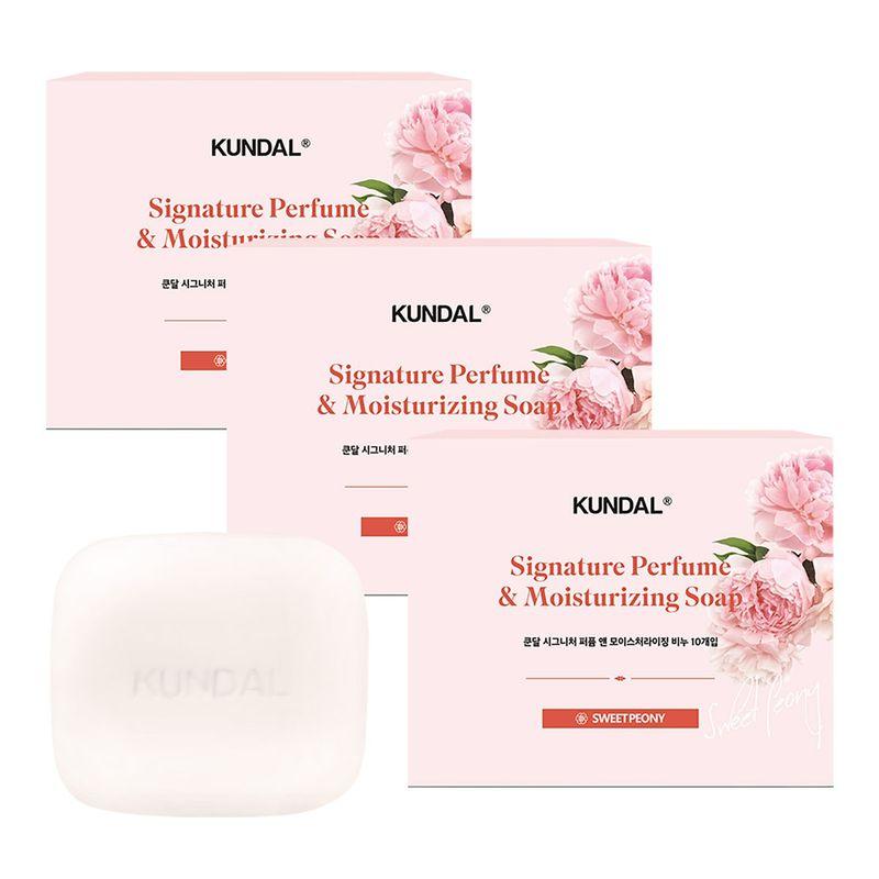 KUNDAL Perfume Moisturizing Soap 100g X 10ea X 3