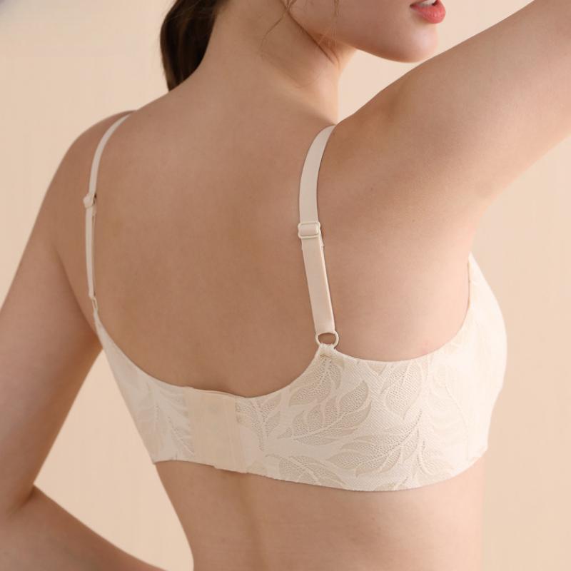 French Underwear Rabbit Ears Lace Thin Bra Anti-Sagging Bra Women Gathering