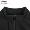 Li-Ning Men's 2025 Autumn Black Pullover Crewneck Sweatshirt