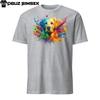 Colorful Labrador Retriever Unisex T-Shirt | Vibrant Dog Art | Short Sleeve Tee