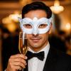 Plastic Halloween Masks Party Cosplay Props Venice Mask Personality Glitter Mask  Women