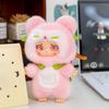 New Peach Fox Plush Toy Children's Monkey Doll Backpack Hanging Ornament Healing Table Birthday Gift