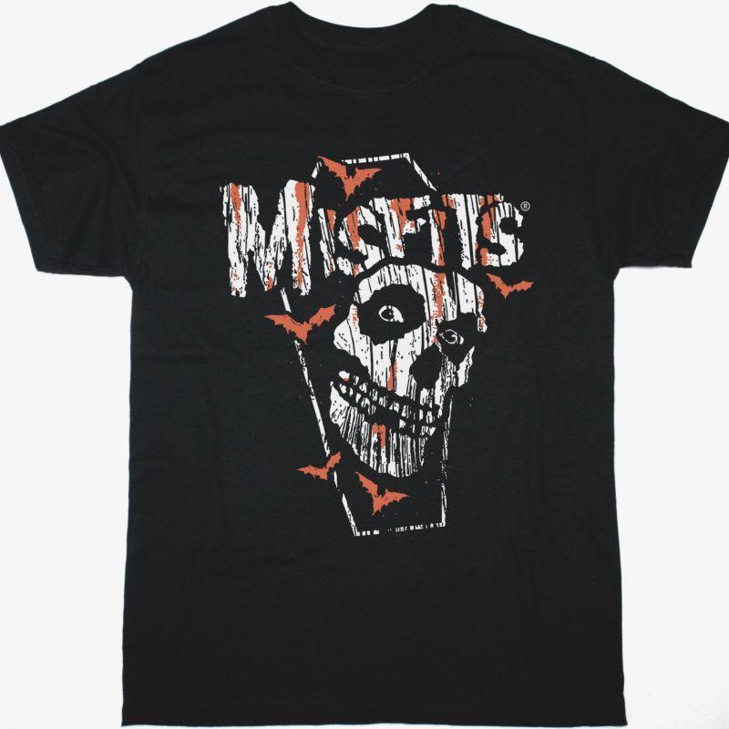 Misfits Pushead Vampire Graphic Unisex 100Cotton Shirt 2026 Summer New Unisexs Y2k Rock Gothic Style Fashion Streetwear Tshirt