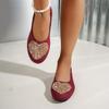 Fashion 2025 New Women Elegant White Love Heart Women's Flat Round Toe Comfort Slip-On Ladies Loafers Leather Single Mules Shoes