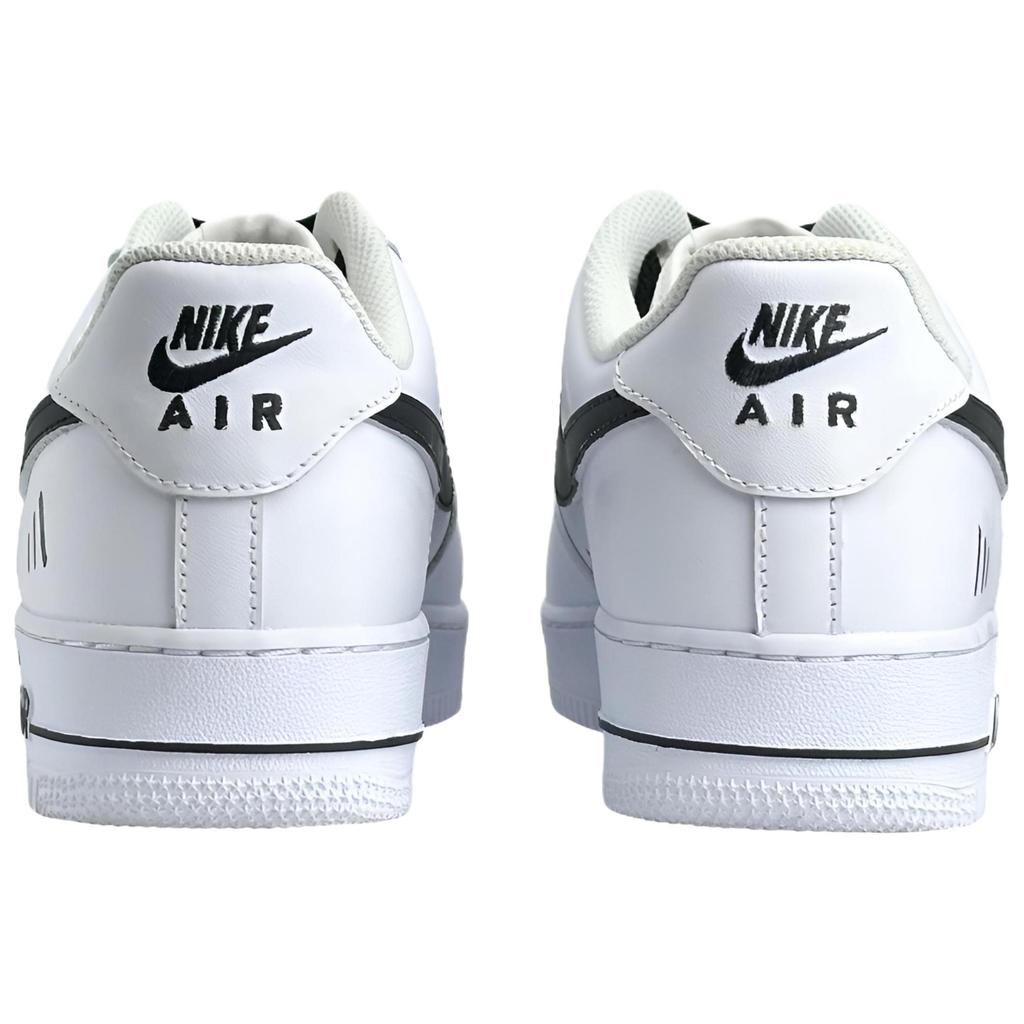 Nike Air Force 1 Ink Stain Old Shadow Abrasion Resistant Abrasion Resistant Low Top Skateboard Shoes Unisex Black White CW2288-111(Team1178-)