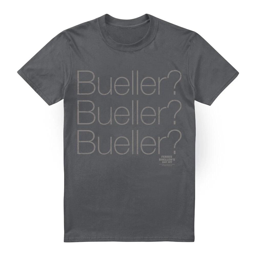 Ferris Bueller Bueller? T-Shirt S-2XL, Charcoal XL
