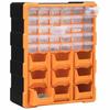 Organisateur - VIDAXL - Multi-Schubladen-Organizer - 39 tiroirs - 38x16x47 cm - Orange