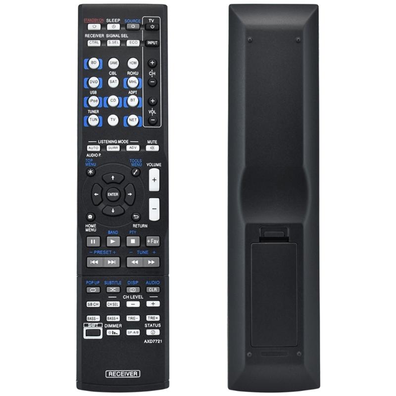 New AXD7721 Remote Control for Pioneer AV Receiver VSX44 VSX824 VSX1029K VSX102 4K Remotes AV Home Theater Controller