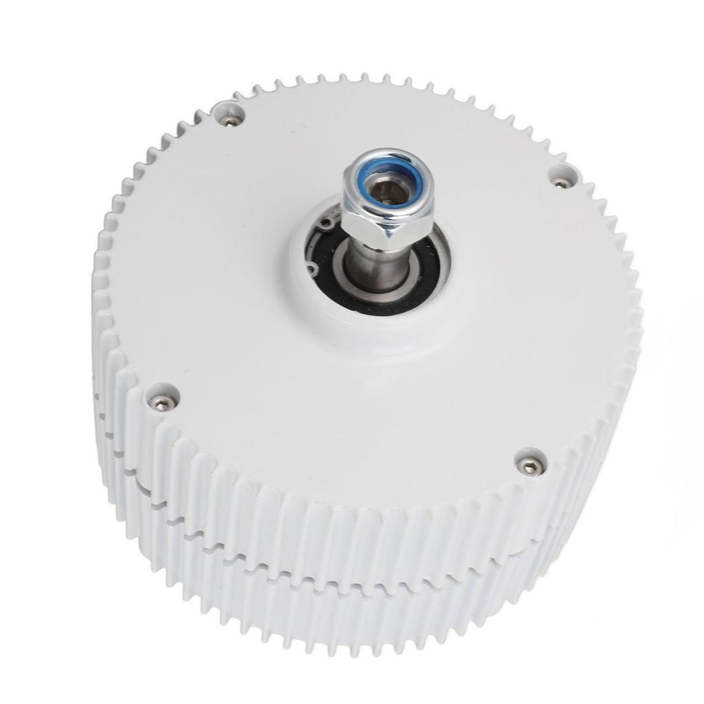 Gerador alternador síncrono de ímã permanente CA trifásico de eixo duplo de 24 V para turbinas eólicas de 400 W