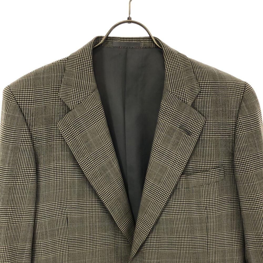 Burberrys Veste tailleur en laine à motif Prince de Galles années 90 Beige x noir Homme Vieux Occasion