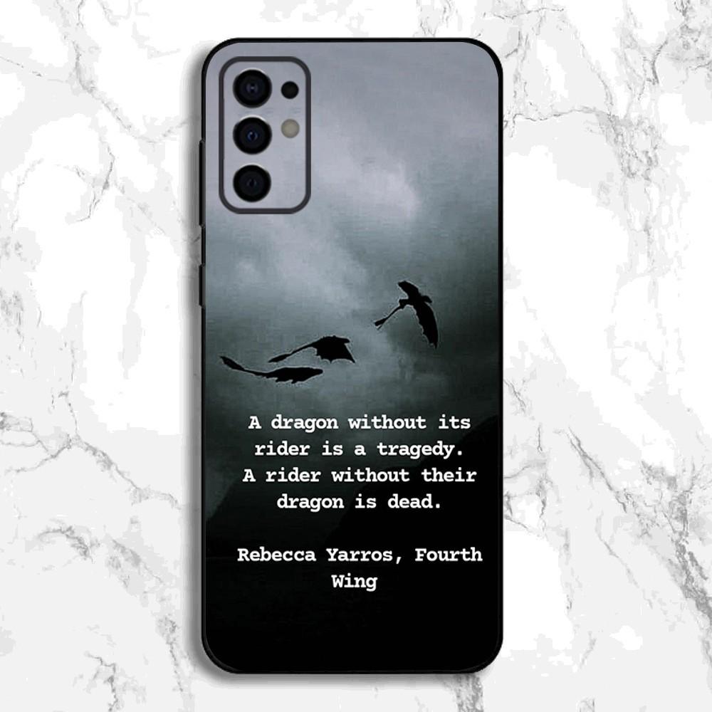 Dragon F-Fourth-h W-Wing Phone Case For Samsung S24,S21,S22,S23,S30,Ultra,S20,Plus,Fe,Lite,Note,10,9,5G Black Soft Cover
