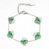 Gradient Four-leaf Clover Bracelet A Luxurious and Sophisticated Women's Fashion Jewelry Accessory A Unique and Stylish Piece of Hand Jewelry