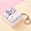 Kawaii Fidget Toy Keychain Relax Button Mechanical Keyboard Keying  Puppy Fans
