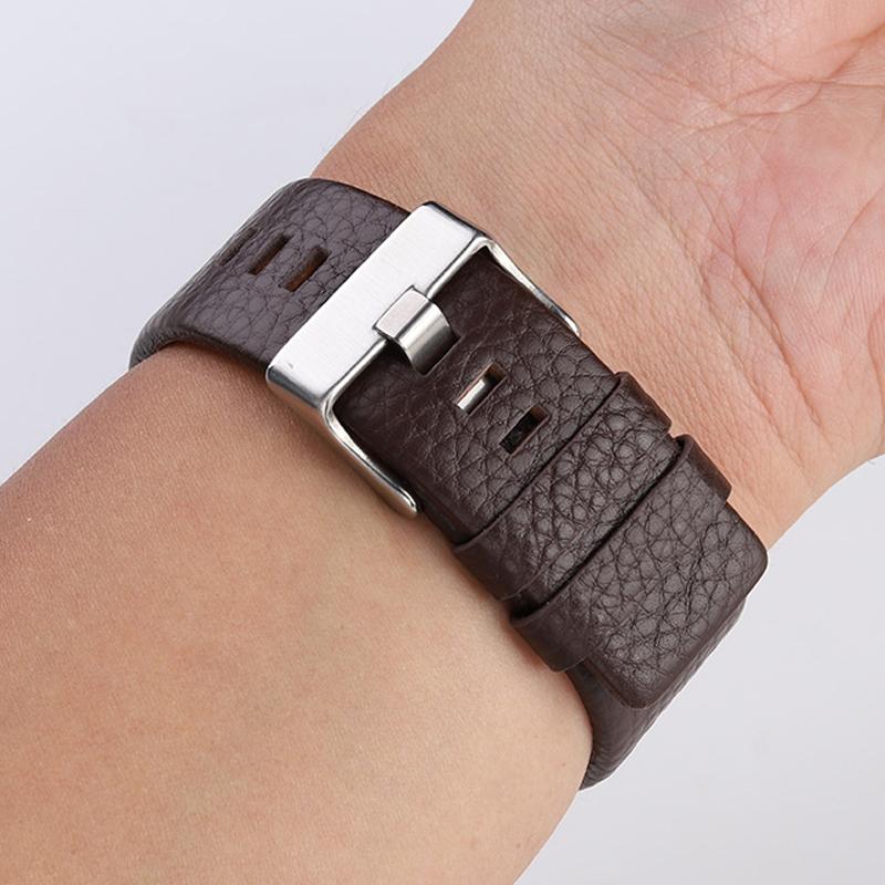 Hochwertiges Weiches Kalbslederarmband Herrenkette Für Diesel DZ1089 DZ1123 DZ1132 Ersatz Konvexes Armband 30*22mm 30mm*20 28*20mm Schwarz