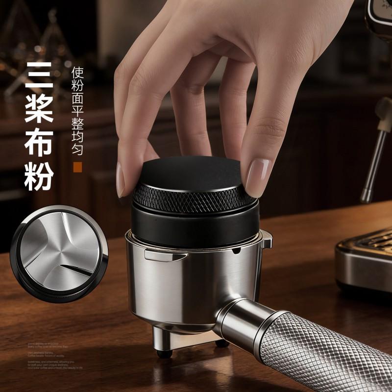 Professional Espresso Coffee Distributor Tamper Set 51mm 58mm Heavy Duty Stainless Steel Barista Home Use