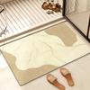 Diatom Mud Anti-Slip Quick-Dry Bathroom Mat for High-End Vanity & Entryway