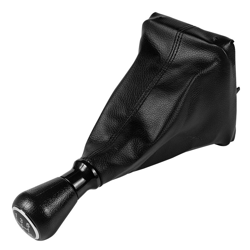 Car Accessories 5 Speed Gear Shift Knob Shifter Lever Stick Gaiter Boot Cover For Peugeot 206 406 Manual