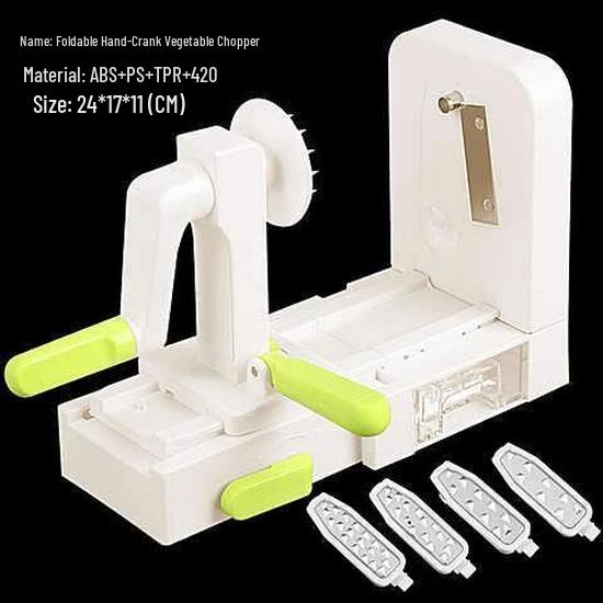 Multifunctional Hand-Crank Vegetable Slicer & Grater for Potatoes