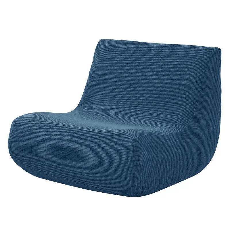 Stretch Polar Fleece Armless Sofa Cover Living Room Solid Lounge Couch Cover All-inclusive Copri Divano Fundas Para Sillones