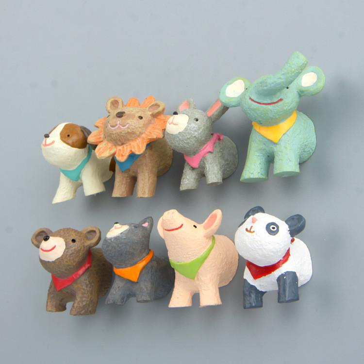 Cartoon Animal Resin Refrigerator Magnets Strong Magnetic Hold Decoration Gift