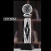 Customized High-End Golf Crystal Trophy, Souvenir, Home Decoration, Creative Metal Commemorative Rod, One Hole Award, 1Pc
