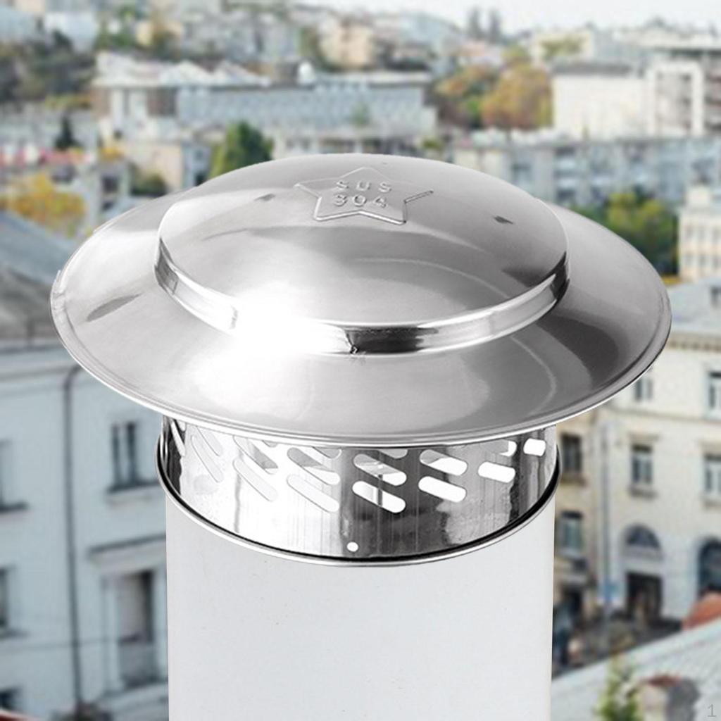 Cap,Chimney Cap,Insulation Vent Cover,Flue Cap,Rain Cover,Breathable Cap Pipe Cover Chimney