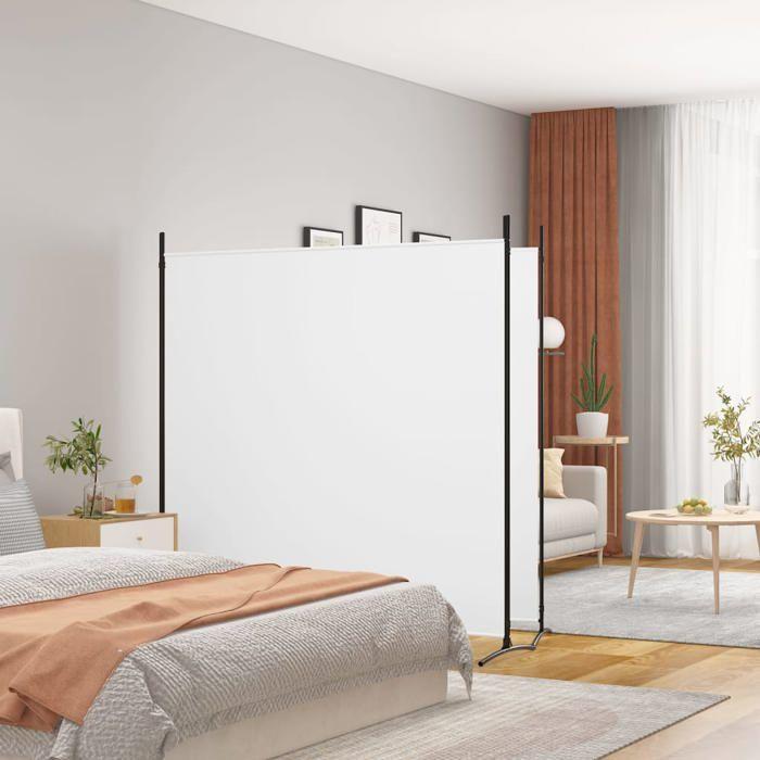 VidaXL Cloison de Séparation 2 Panneaux Séparateur de Pièce Pliable Diviseur Écran d'Intimité Paravent Décoration Salon 350274