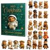 Christmas Capybara Advent Calendar Blind Box With Acrylic Figurines For Festive Decorations