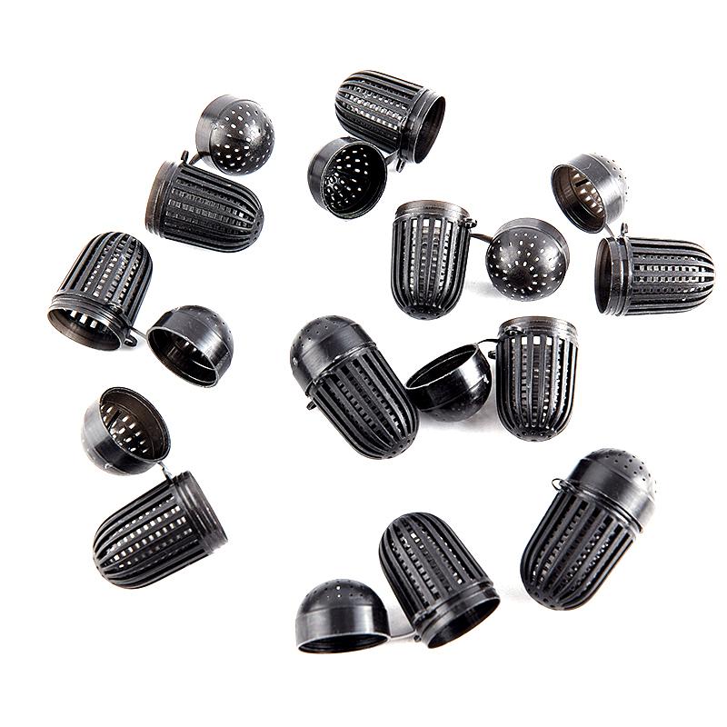 10Pcs Garnelen Köder Kapsel Köder Ball Universal Regenwurm Box Angeln Käfig