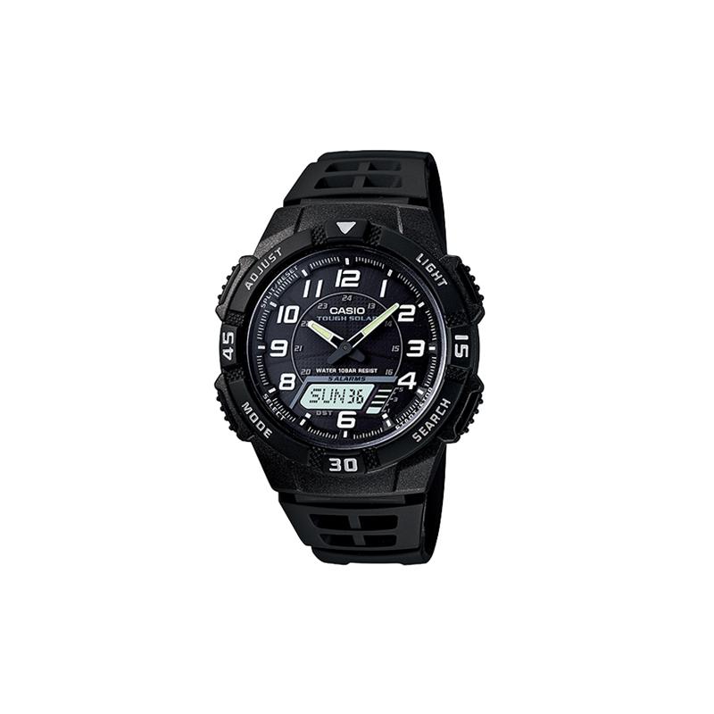 

Casio STANDARD Series Waterproof and Shockproof Sports Solar Powered Watch Solar Quartz Movement Resin Strap Japanese and Korean Watch AQ-S800W-1B