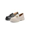 Belle Women's Genuine Leather Platform Loafers