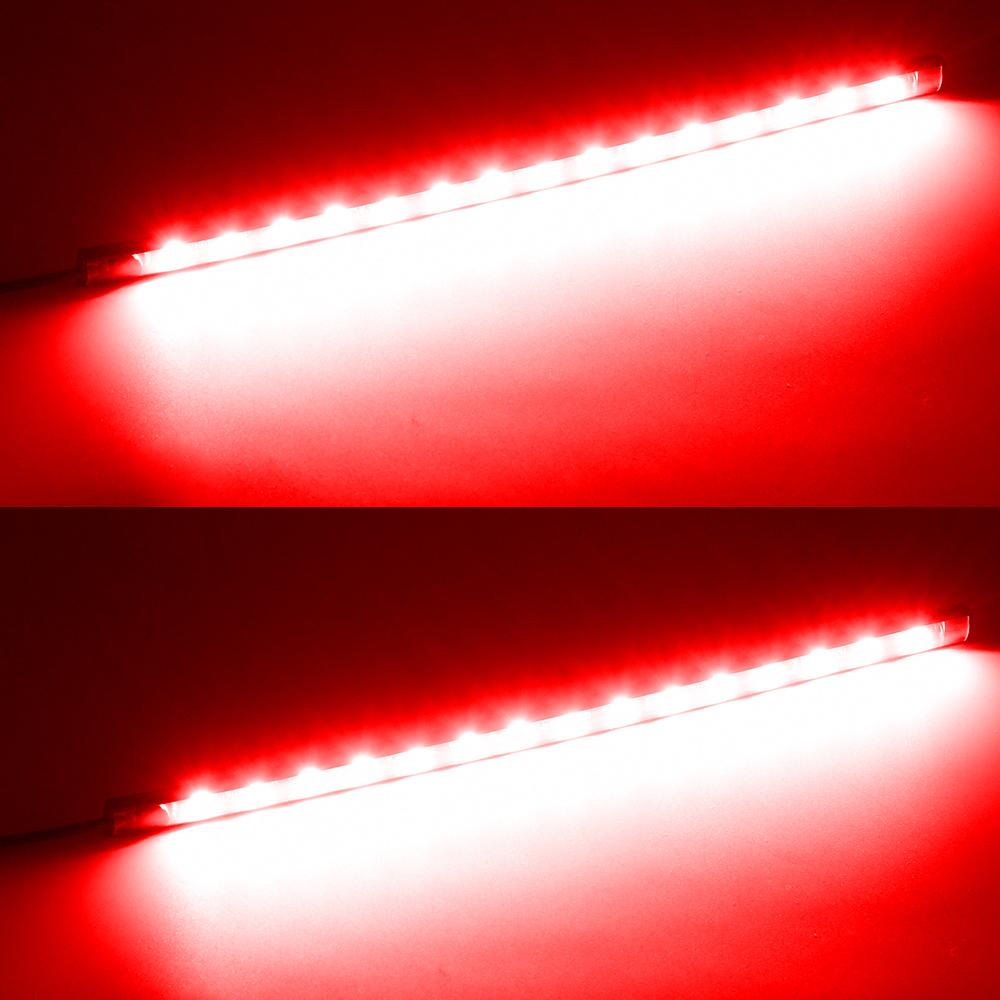 2pcs Universal Waterproof Trunk Engine Hood Foot Lights DIY Car Motorcycle Ambient Lighting Styling Led Day Light Strip 12V