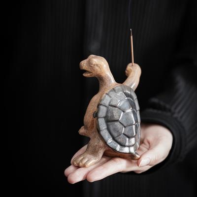 Ceramic Incense Holder Creative Turtle Incense Burner Indoor Incense Burner Ornament
