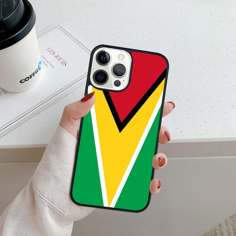 

Guyana Flag Phone Case For iPhone 17 Air 16 16e 15 14 plus 11 12 13 pro max Shell Cover coque iPhone 11pro max