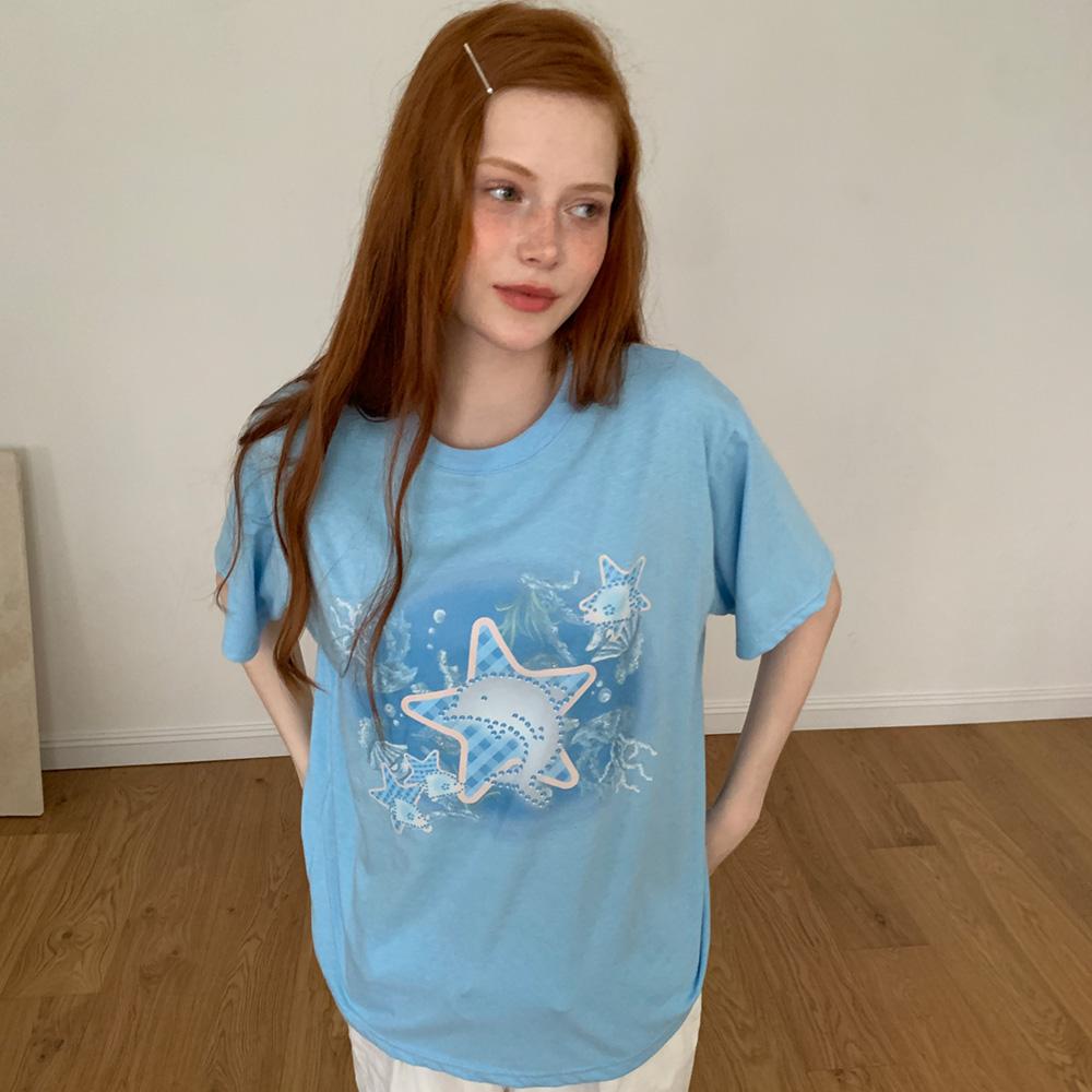 Myujeumudeu Star Dolphin Tee (T-Shirt)