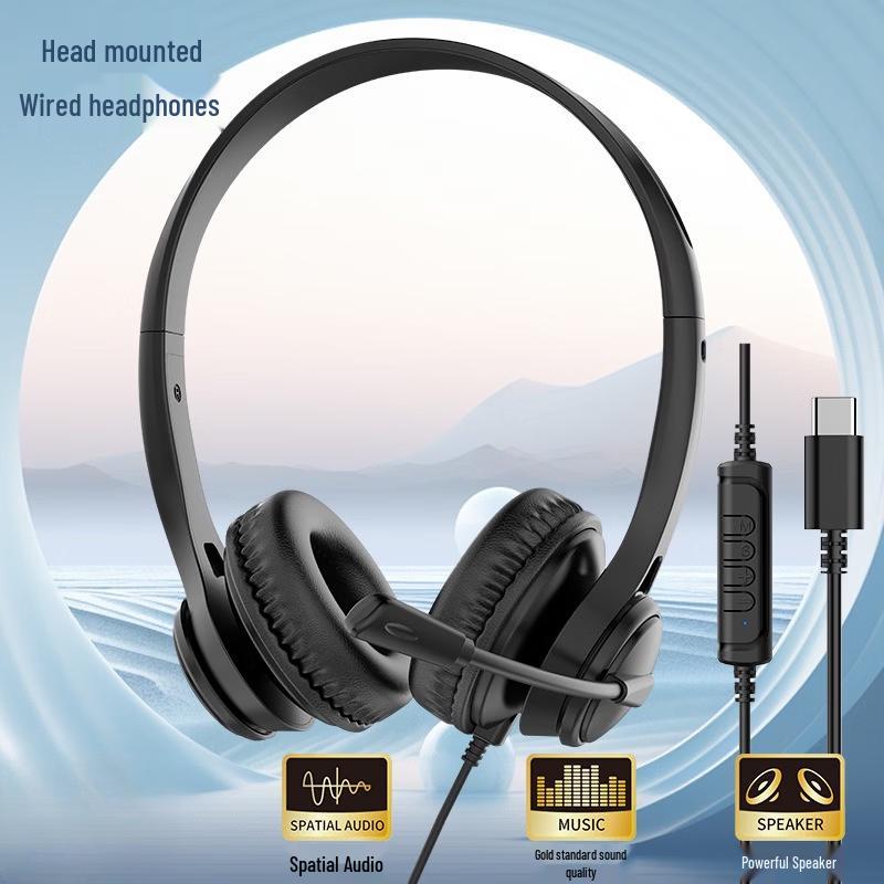Junwen Wired Headset for Online Learning