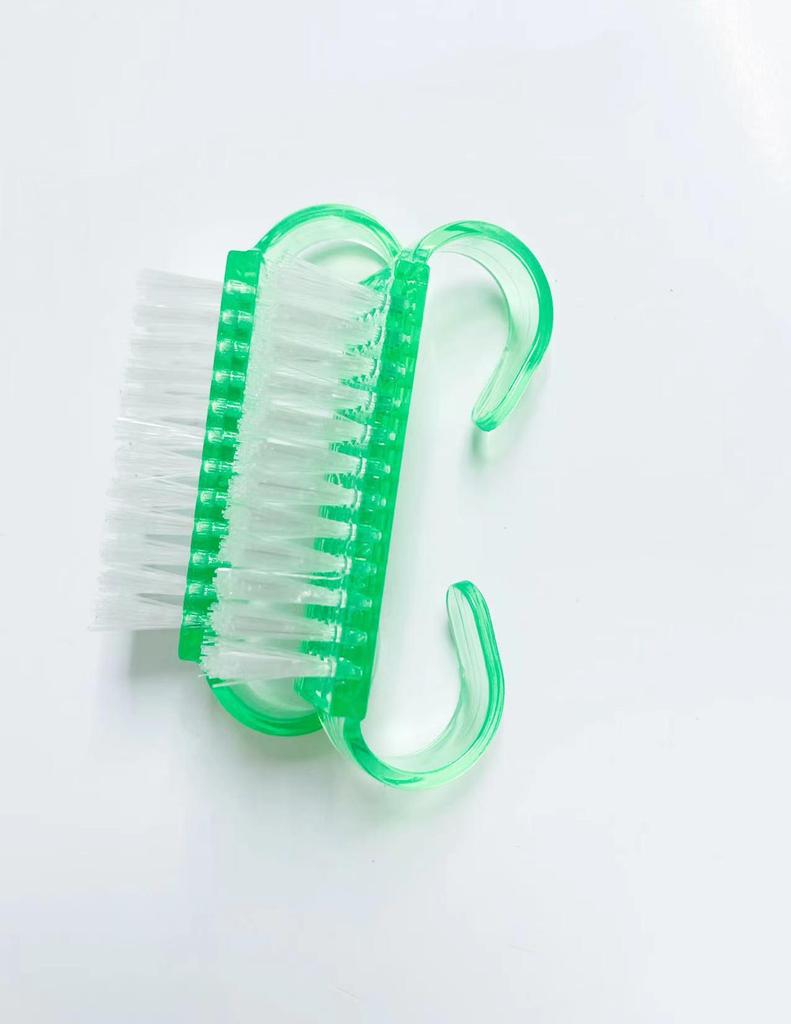 Set de Pinceles de Polvo y Limpieza para Nail Art de Colores - Pinceles Pequeños con Forma de Cuerno para Manicura