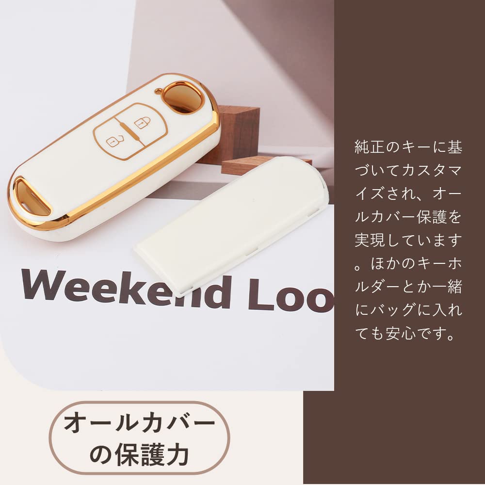 Futwod Mazda CX-3 CX-5 CX-8 Key Cover, Key Holder, Axela, Demio, Atenza, Verisa, Axela