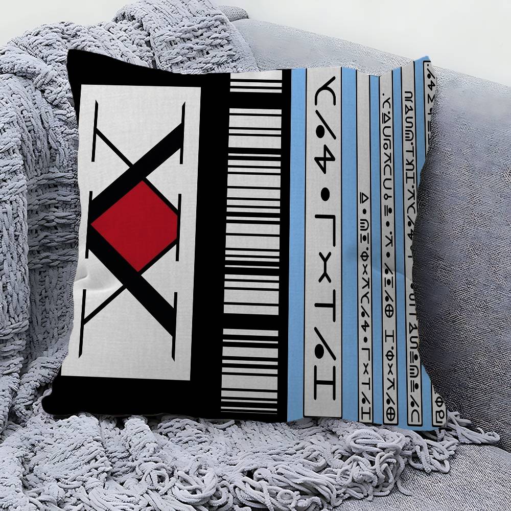 Anime Hisoka Hunter X Hunters Pillow Cover Sofa Cushion Cover Home Room Decoration Children Gift