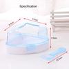 1pc Pet Hamster Box Bath Sand Room House Bathroom Cage Box for Hamster Mouse Toilet for Small Animal Pets Supplies